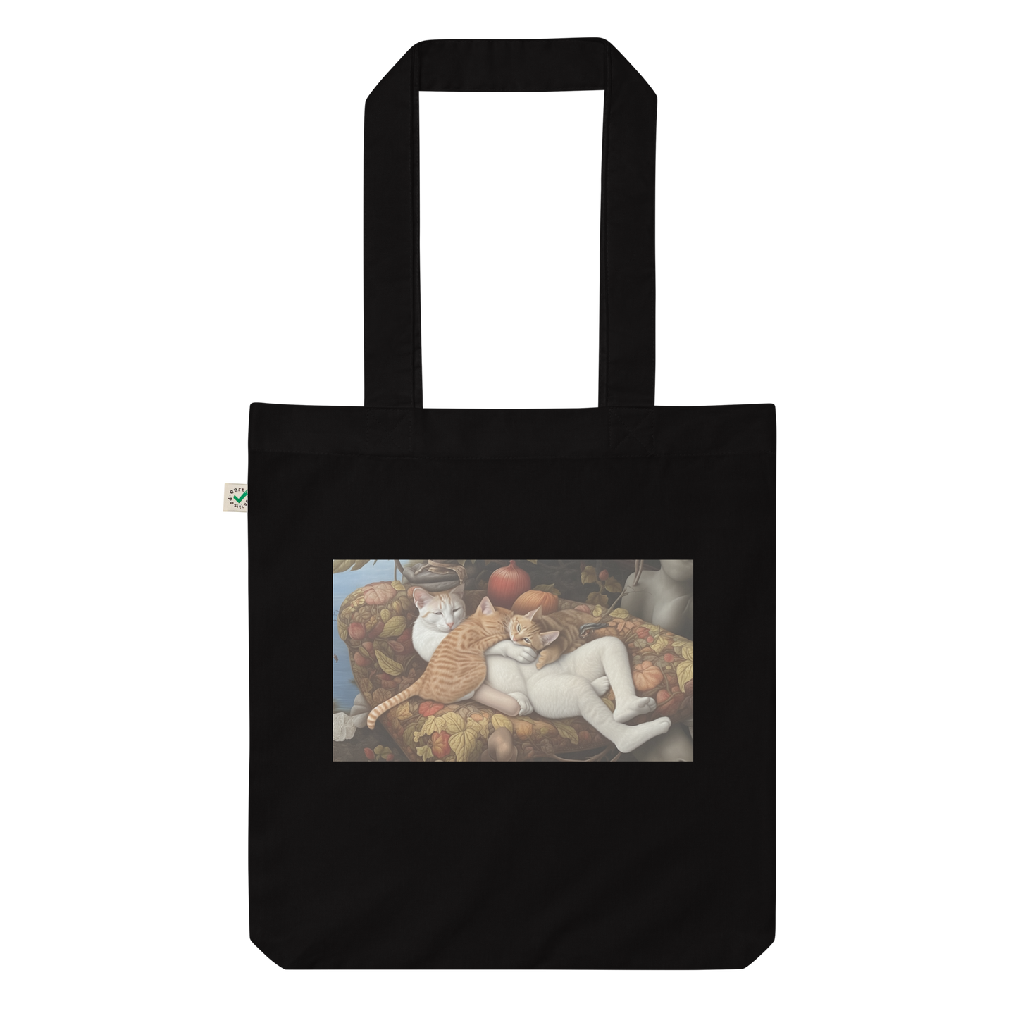 Organic fashion tote bag