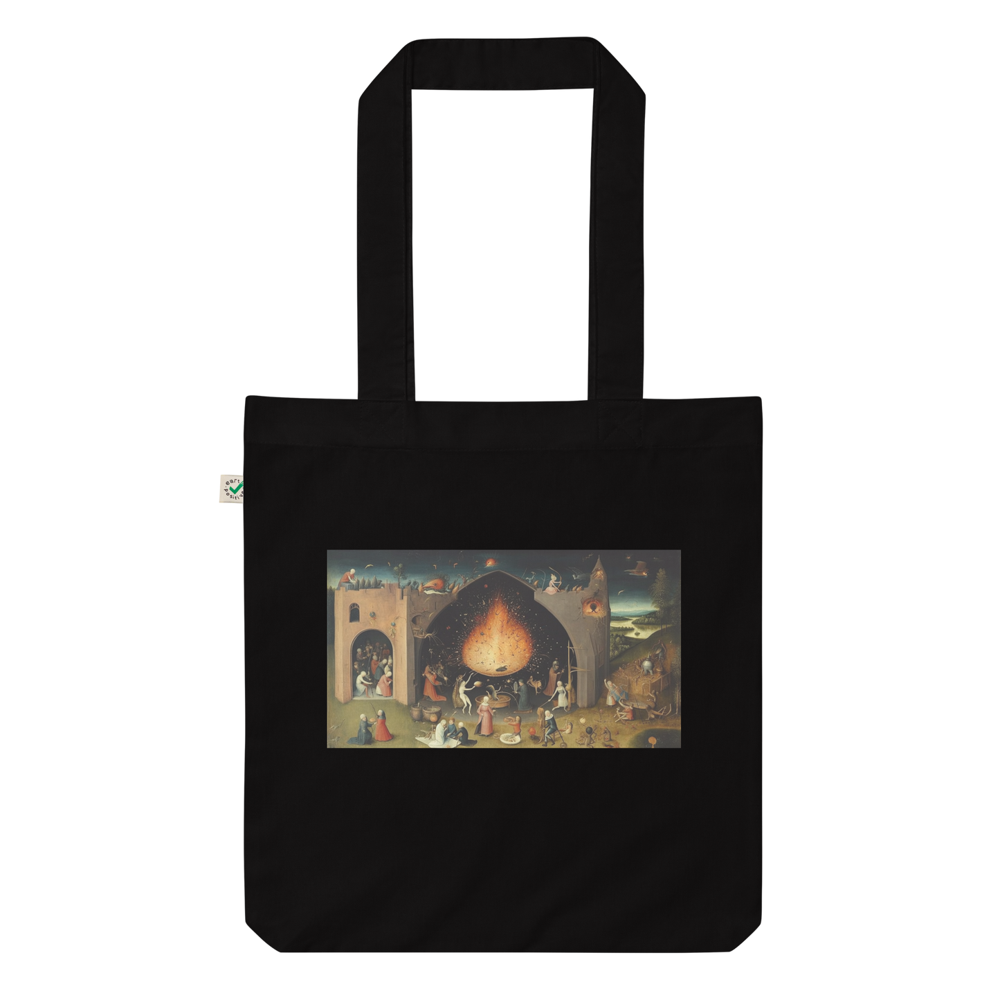 Organic fashion tote bag