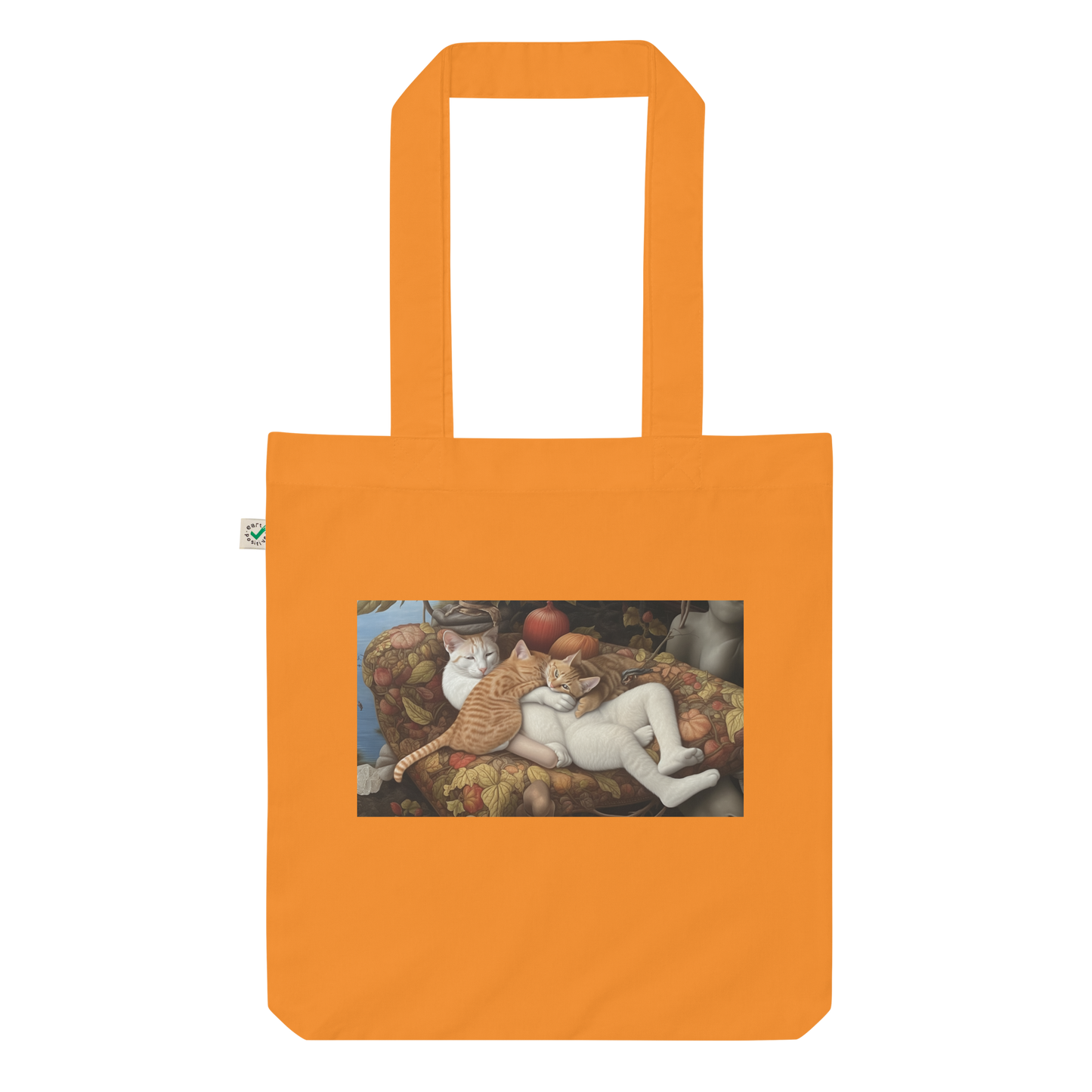 Organic fashion tote bag