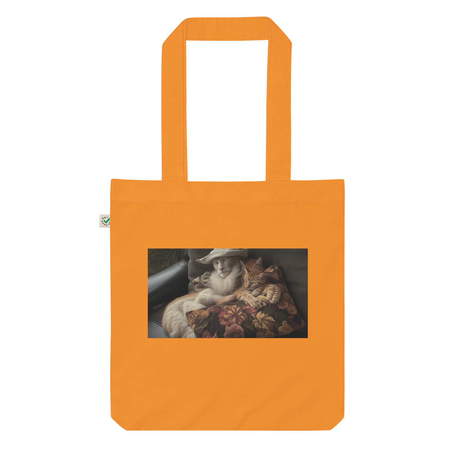 Organic fashion tote bag