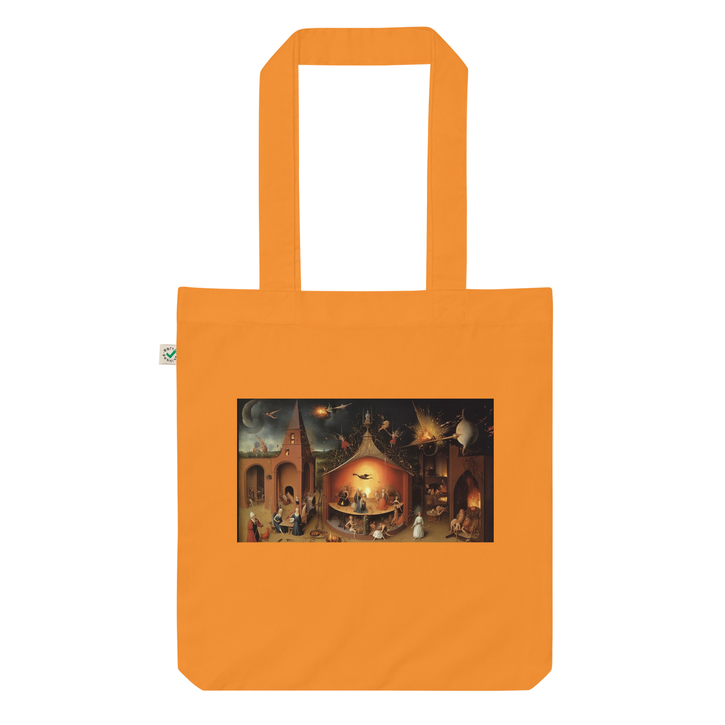 Organic fashion tote bag