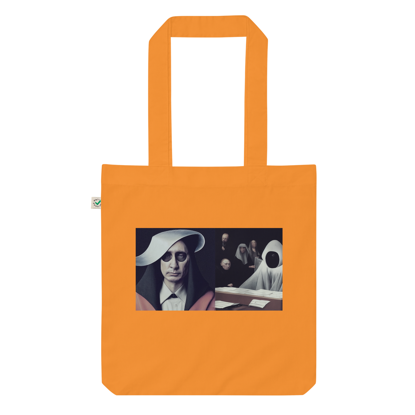 Organic fashion tote bag