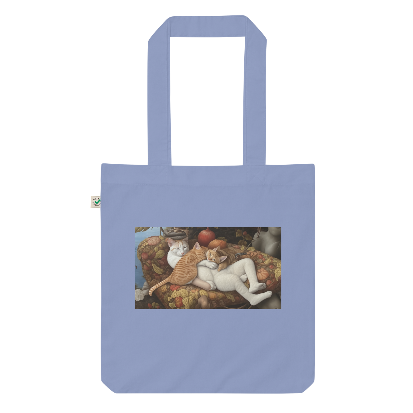 Organic fashion tote bag