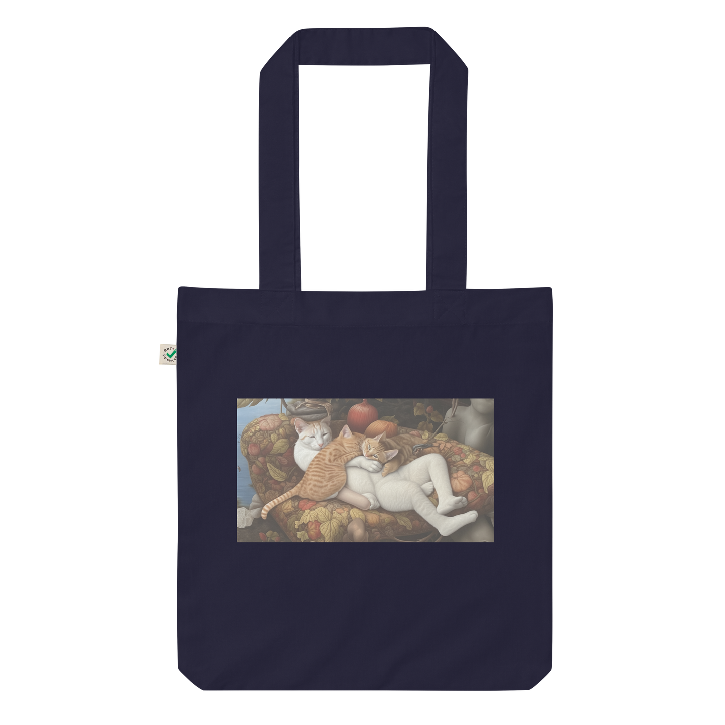 Organic fashion tote bag