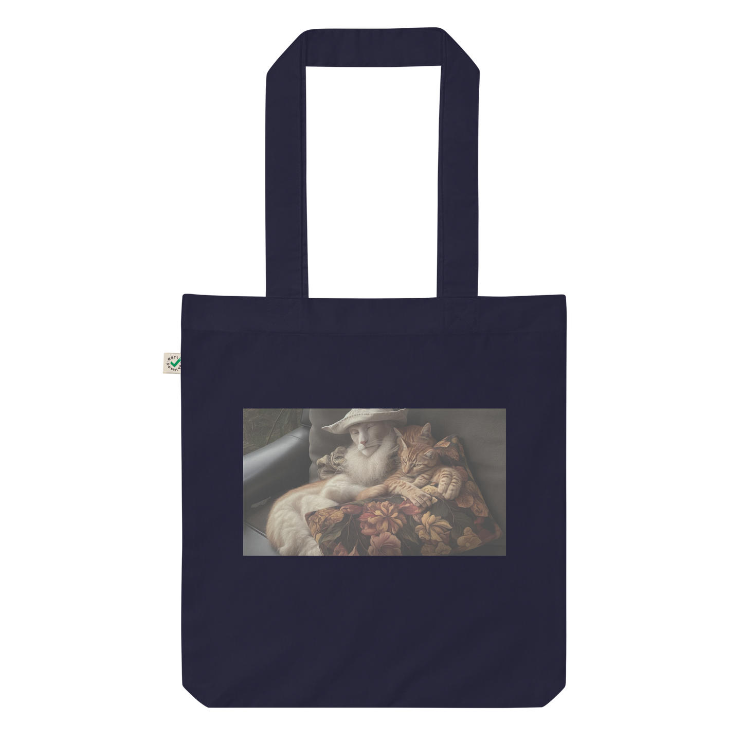 Organic fashion tote bag