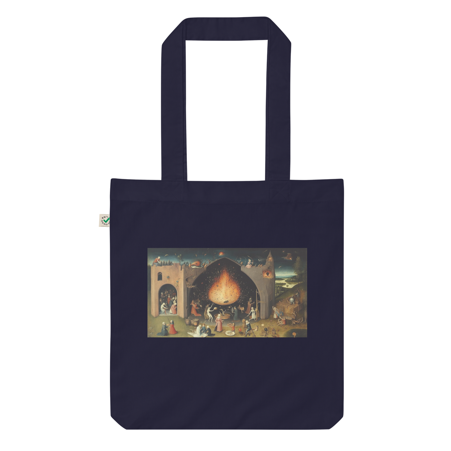 Organic fashion tote bag