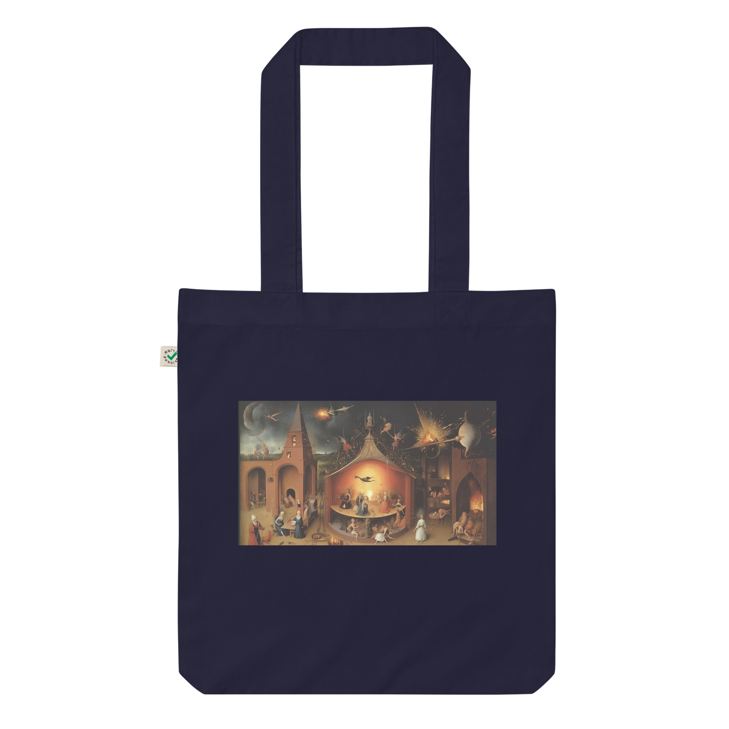 Organic fashion tote bag