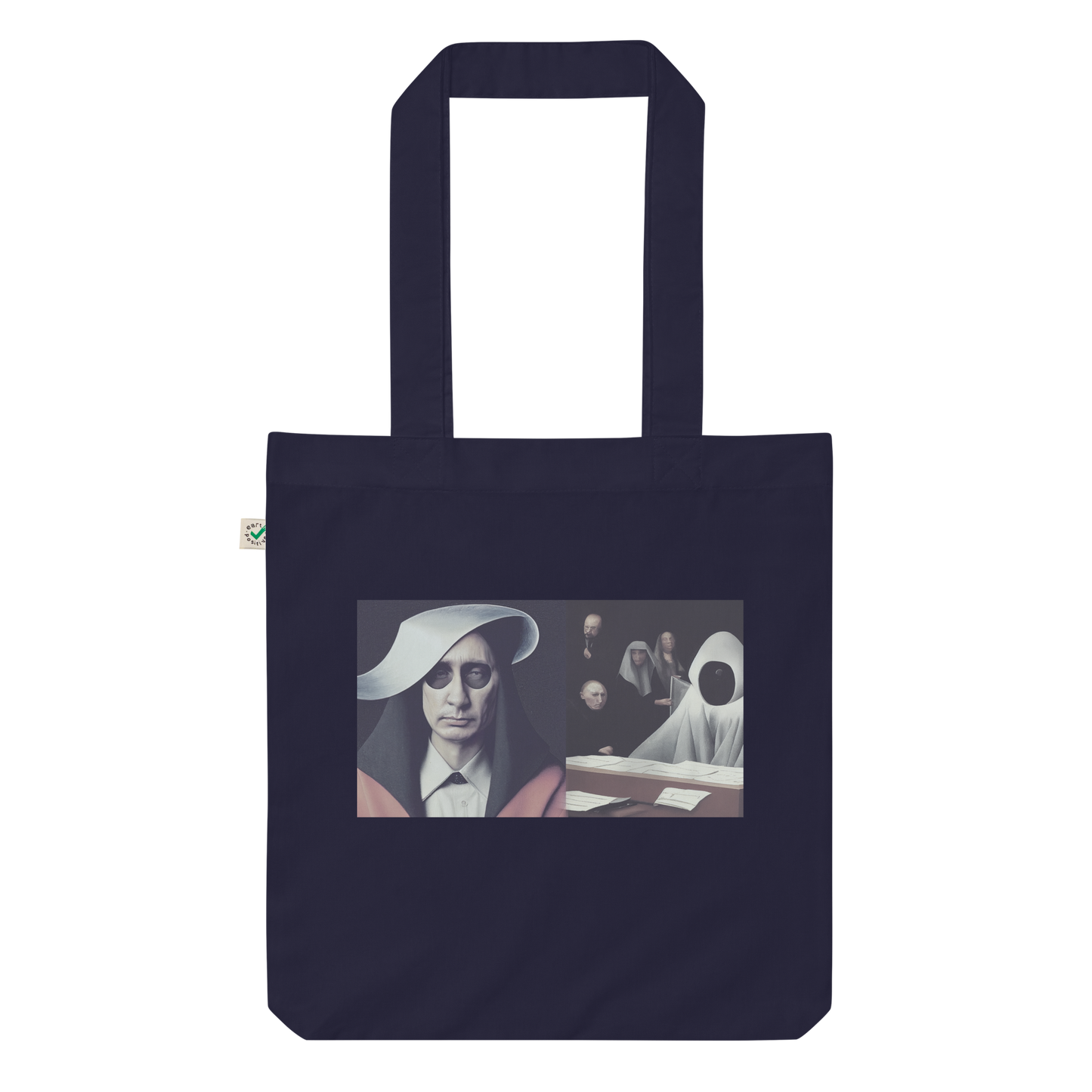 Organic fashion tote bag