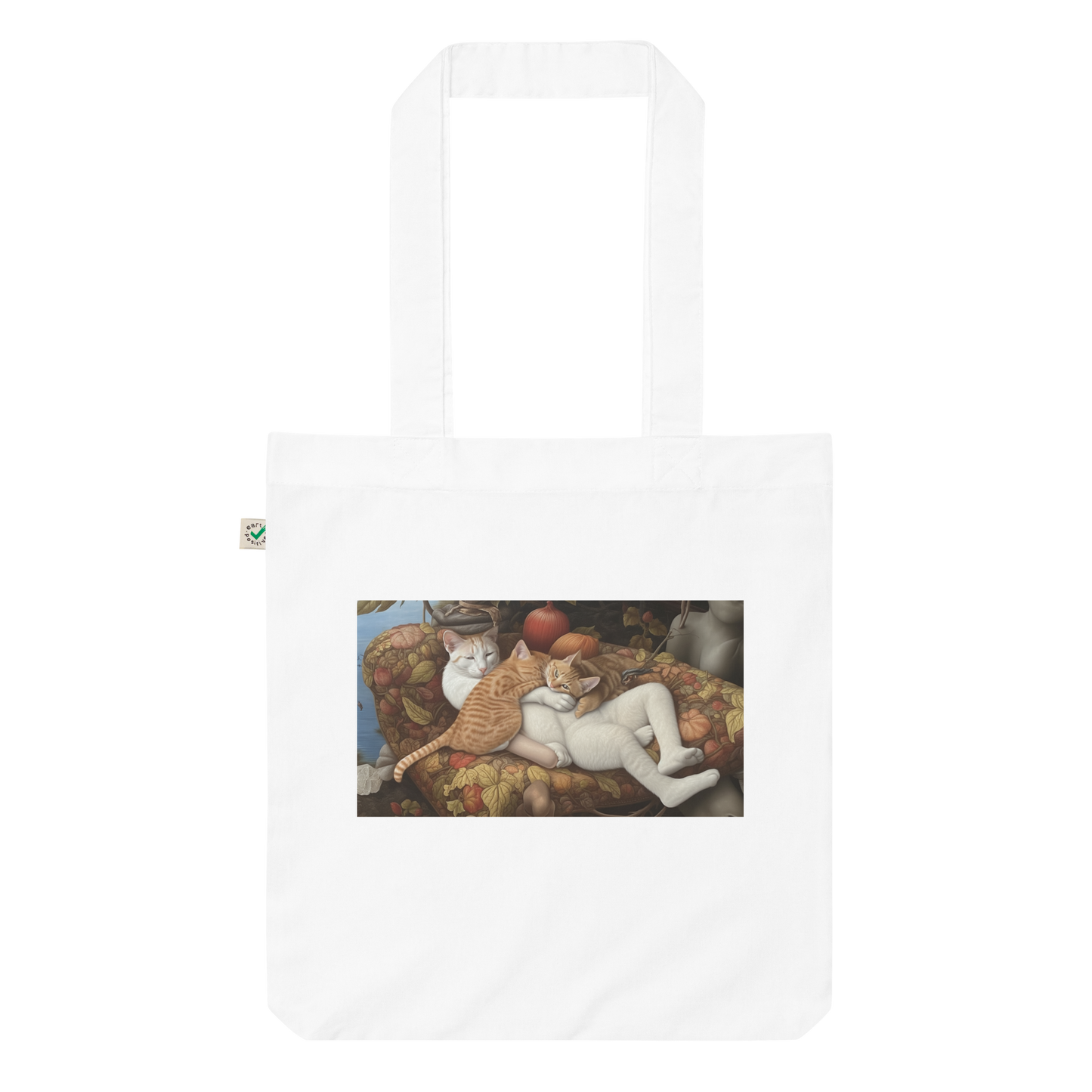 Organic fashion tote bag