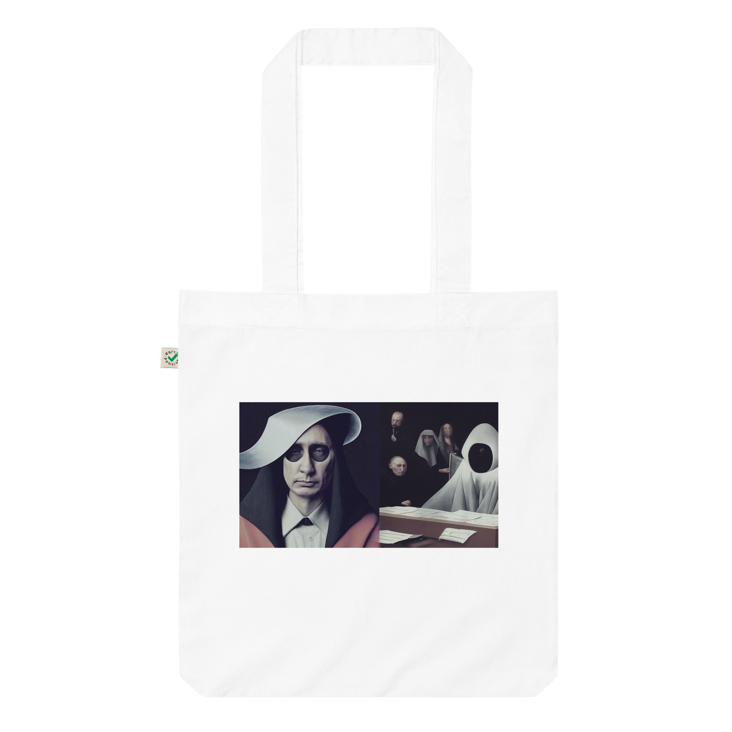 Organic fashion tote bag